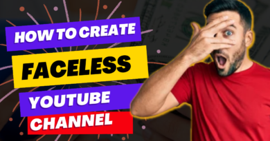 Faceless YouTube Channel - Without showing your face